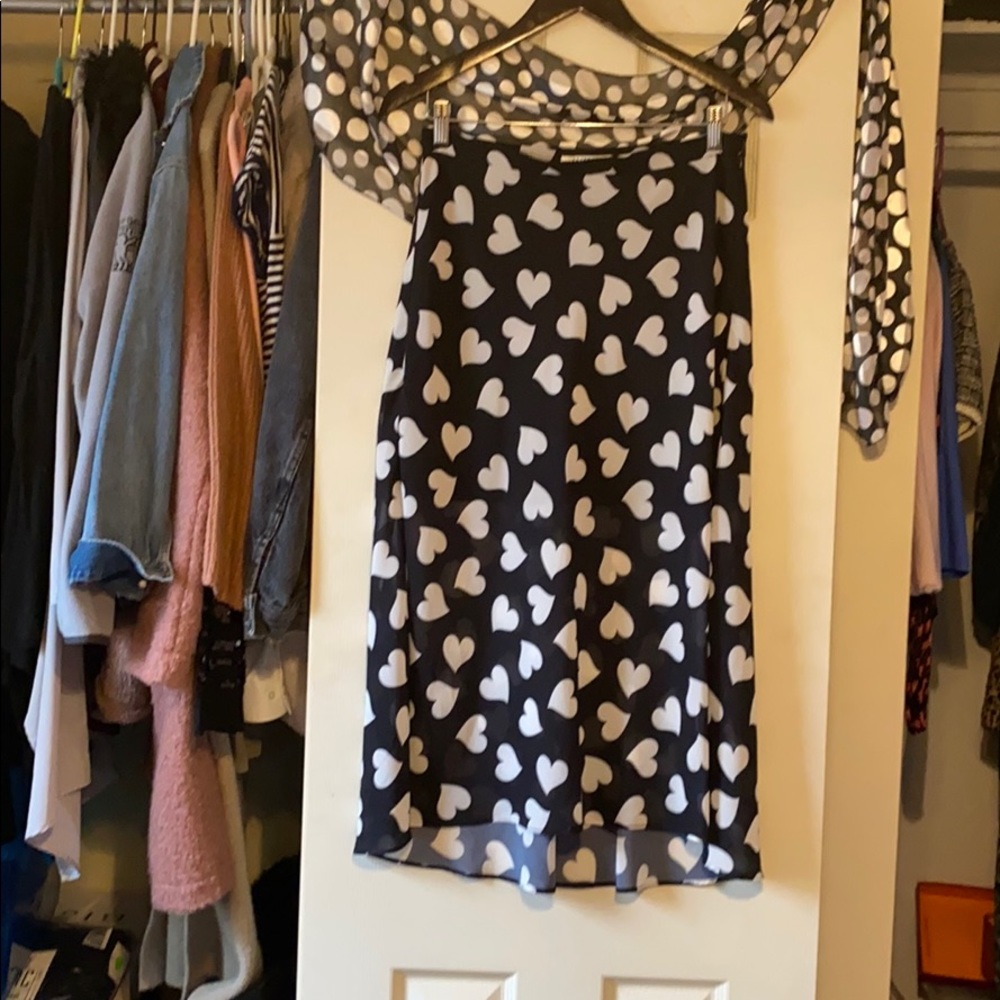 Heart design dress